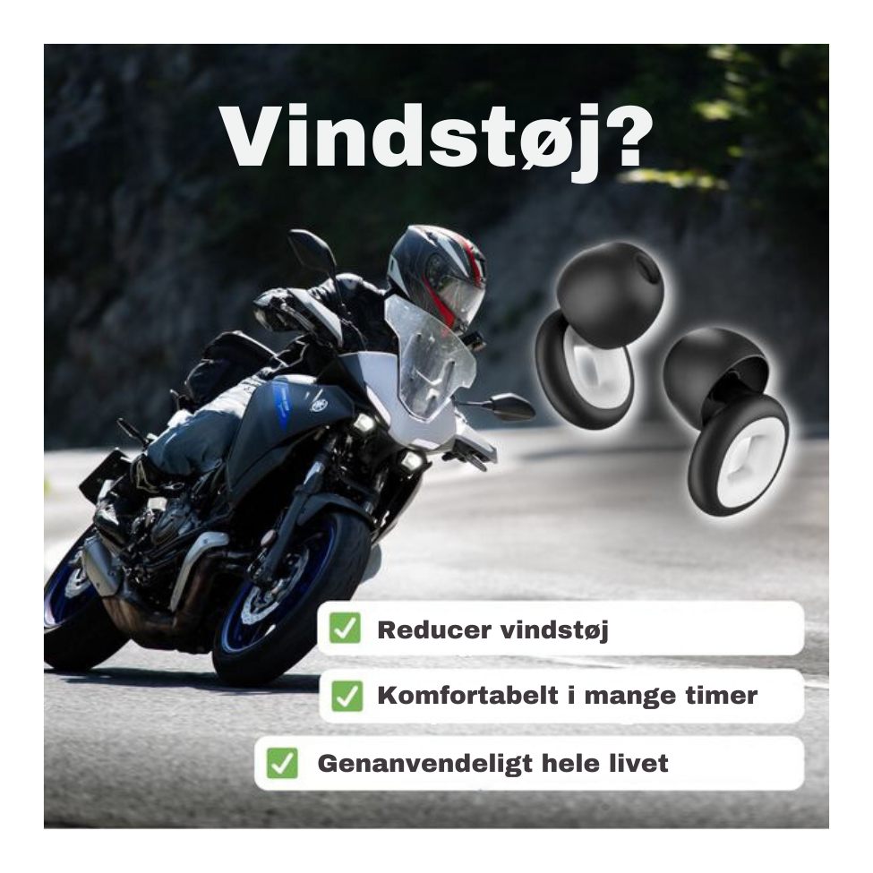 WindPlugs™ – Motorrad-Ohrstöpsel – 24 dB Windgeräuschreduzierung