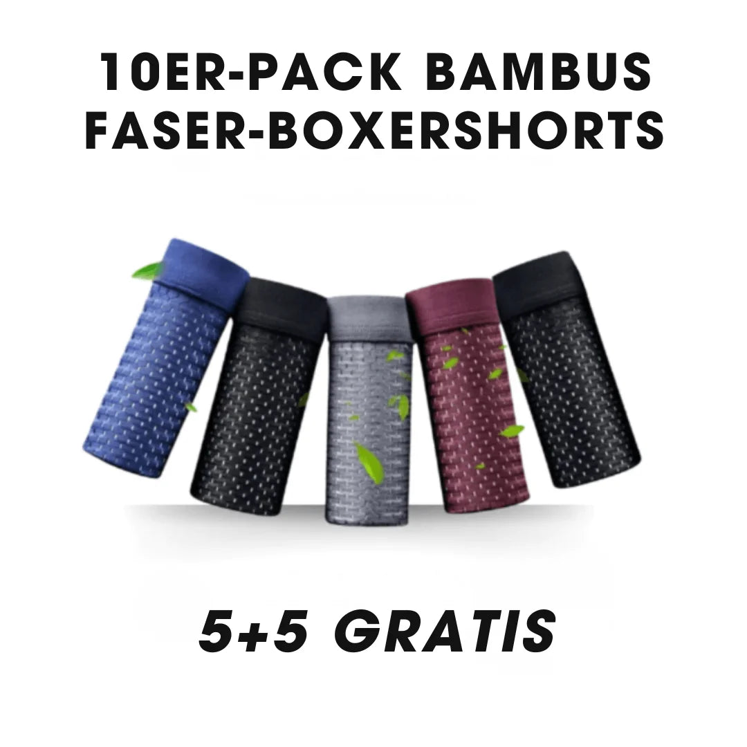 BioBoxr™ – 10er-Pack Boxershorts aus Bambusfaser