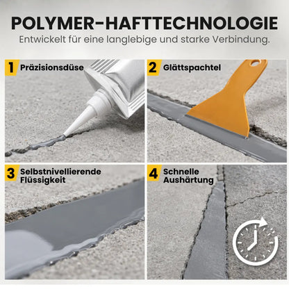 Wasserfester Beton-Rissfüller & Dichtstoff + GRATIS Handschuhe