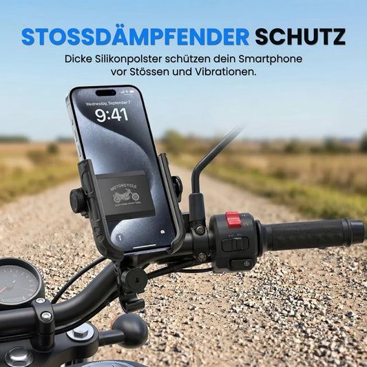 GripLock™ – Sichere 360°-Smartphone-Halterung für Fahrräder