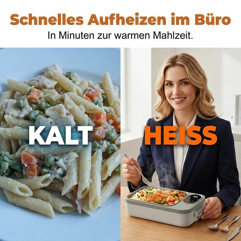 HeatBox™ – Tragbare elektrische Lunchbox mit Selbstheizfunktion