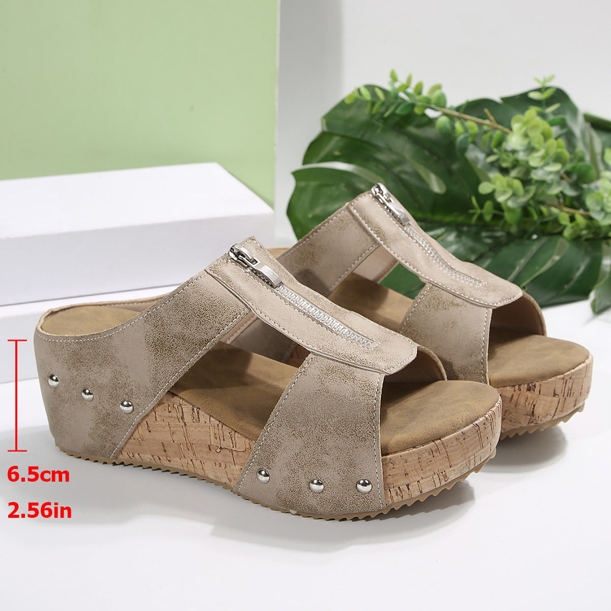 Velina™ – Orthopädische Keilsandalen mit offener Zehenpartie