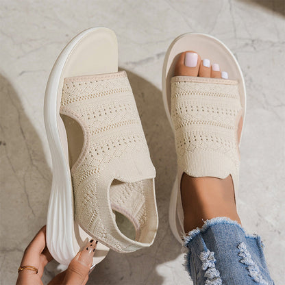 Lea™ | Plateau-Sandalen aus atmungsaktivem Material für Damen
