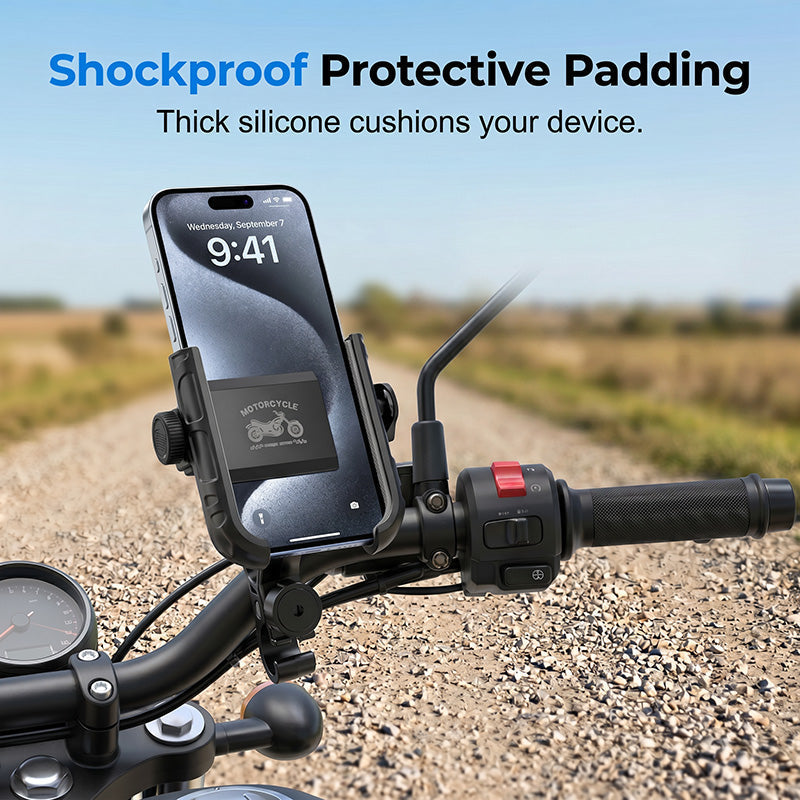 GripLock™ – Sichere 360°-Smartphone-Halterung für Fahrräder