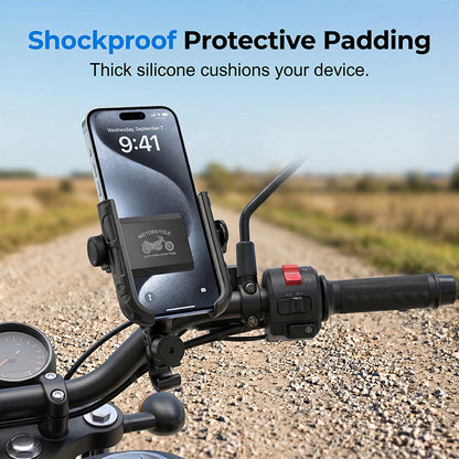 GripLock™ – Sichere 360°-Smartphone-Halterung für Fahrräder